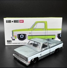 1/64 MINI GT KAIDO HOUSE 1983 CHEVROLET SILVERADO YELLOW #112 CHASE  picture