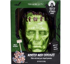 Frankenstein Monster Mash Halloween Gummy Filled Chocolate Head 5.5 lbs NEW picture