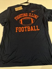 Nike NCAA Illinois Fighting Illini Player Issue Training Top SS IM1182 NWT XL picture