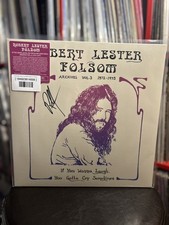 SIGNED Robert Lester Folsom If You Wanna Laugh VINYL LP outsider folk rock 70s  picture