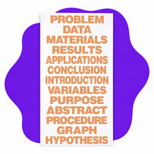 Flipside Products Orange Title Pages Lettering for Poster Boards Science Fair picture