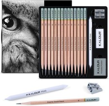 KALOUR 18-Piece Professional Sketch Pencil 1 Count (Pack of 18), Multicolor  picture