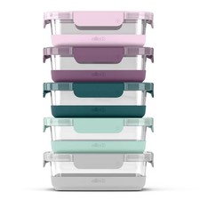 Ello Duraglass Refresh 10pc (set of 5) Glass Meal Prep Food Storage picture