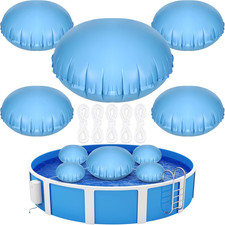 5 Pcs Pool Pillows for above Ground Pools Cover Balloon, 1Pc 5X5 and 4Pcs 3X3 Ft picture