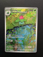 Pokemon TCG Ivysaur Illustration Rare Holo 167/165 SV 151 English picture