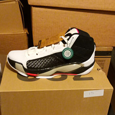 Jordan Air Jordan Men’s Mid Top Lace-Up Basketball Sneakers White/Black/Pink picture