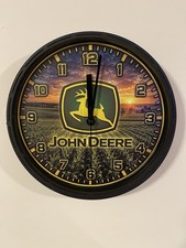 John Deere Cornfield Wall Clock/ Great Gift Idea 🎁 picture