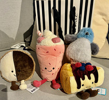 🚕🍎Jellycat NYC Exclusive - All NWT. Bubbeca, Crember, Nibblechip, & Strutton. picture