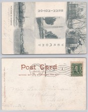 1907 Bennington Vermont Multi-View Postcard Bennington Battle Monument picture