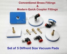 5x Valve Seat Vacuum PADS Kit 5x Quick Couple + 5x Brass Fittings USA STOCK picture