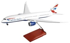 Skymarks SKR9000 British Airways Boeing 787-9 G-ZKKE Desk 1/100 Model Airplane picture