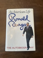 Signed An American Life: The Autobiography by Ronald Reagan 1st Edition picture