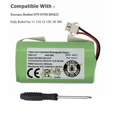 New Battery For Ionvac Optimax UV Vacuum , Ionvac SmartClean 2000 Robovac picture