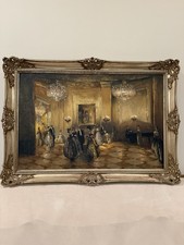 The Ballroom Oil Painting On Canvas with Frame picture