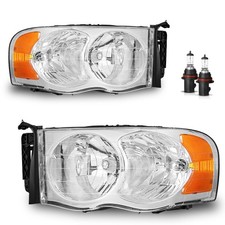 Headlights W/Bulbs for 2002-2005 Dodge Ram 1500 picture