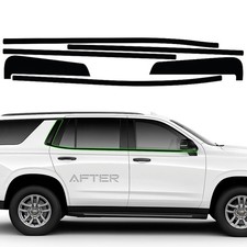 Chevrolet Tahoe Chrome Delete Trim Vinyl Wrap Overlay Fit for Chevy Tahoe picture