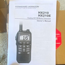 Standard Horizon HX210/HX210E Floating VHF Handheld Marine Radio, Black picture