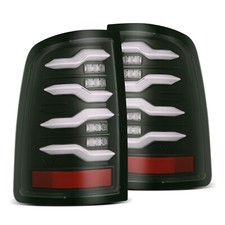 For 10-18 Dodge Ram 1500 2500 Luxx Black Sequential LED Tail Lights Lamps Pair picture