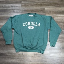 VTG Outer Banks Shirt Mens Large Long Sleeve Green Crewneck Corolla Spell Out picture