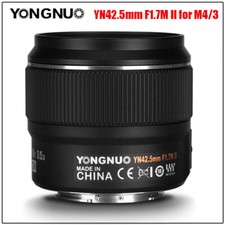 YONGNUO YN42.5mm F1.7M II Auto Focus Standard Prime Lens for M4/3 Mount Cameras picture