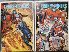 Transformers #4 - (1st Print, Variant Cover A & B) - (2024) - SET - UNREAD NM picture