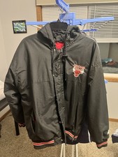 Chicago Bulls Starter Jacket Small Vintage Retro  Zip Up 90s picture