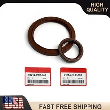 NEW Oil Pump Front & Rear Main Crank Seal For HONDA ACURA B-Series DOHC VTEC US picture