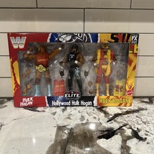 WWE Mattel Elite Hulk Hogan 3 Pack Target Exclusive Hulkamania 40th Anniversary picture
