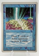 1994 MTG Magic The Gathering UNLIMITED Edition Braingeyser (HP) picture