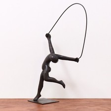 Bronze sculpture by Gerardo Fernandez: Diego jumping rope- 150 picture