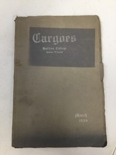 Cargoes, Hollins College. March 1929. PB , Hollins, Virginia picture