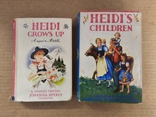 Heidi Grows Up & Heidi's Children JoAnna Spyri & Tritten 1939 HC w/ Dust Jacket picture