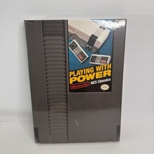 Nintendo NES Playing with Power Hardcover With Sleeve New Sealed picture