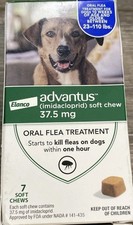 Advantus Soft Chews for Dogs 23-110 lb (7 Count) 37.5mg - BRAND NEW Exp 06/28 picture