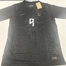 Nike Aero-Fit Black Short Sleeve Soccer Jersey Braut Haaland #9 Size M NWT picture
