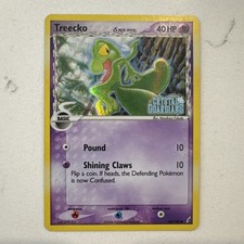 Pokemon TCG Treecko 68/100 EX Crystal Guardians 2006 Reverse Holo STAMPED - LP picture