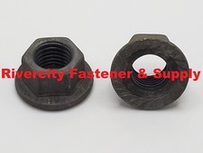 M8-1.25 JIS Flange Nuts Small Hex M8x1.25 Nut 8mm x 1.25 Serrated Flange 10.9 P picture