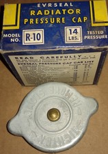 Evrseal R-10 Radiator Pressure Cap Fits Buick 1948 14lbs Willys '37 to '41  NOS picture