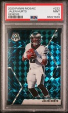 2020 Panini Mosaic - Rookies Jalen Hurts #222 Genesis Mosaic Prizm (RC) PSA 9 picture