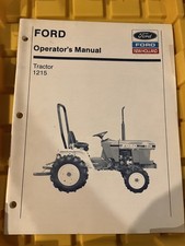 Ford New Holland Model 1215 Tractor Operator's Manual picture