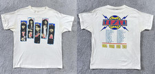Tesla Hang Tough Tour 1989 Vintage White Rock Band Streetwear T Shirt S-5XL picture