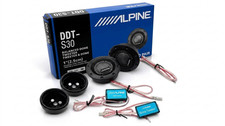Alpine DDT-S30 1” Balanced Dome Tweeter Pair Car Audio Speakers High Power 180W picture