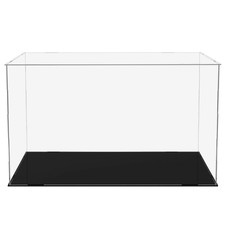 Clear Acrylic Display Box Case Stand Dustproof Tray Protection 12 x 6 x 10 in picture