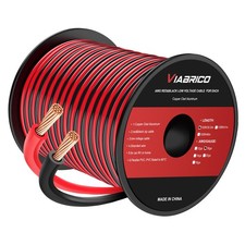 VIABRICO 18AWG 100FT Electrical Wire Cable 2 Conductors Red Black Cable Hooku... picture