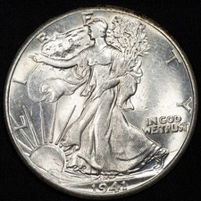 1941-P Walking Liberty Silver Half Dollar Choice Uncirculated BU+ picture
