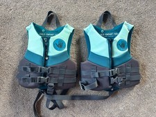 Body Glove 323C Life Jacket Vest Kids / Child / Infant - Aqua (lot of TWO vests) picture