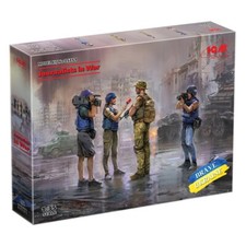 ICM 35751 Plastic models figures Scale 1:35 Journalists in War (4 figures) picture