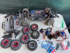 Traxxas Slash 1 10 RC Chassis Parts Lot 2WD LCG Body Shell ProLine Tires VXL RPM picture