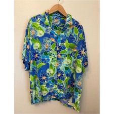 Jams World Men's Bluebell Print Floral Short-Sleeve Shirt picture