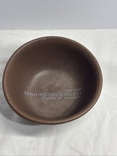 RARE Vintage Bennington Potters Vermont 2051 Brown  Bowl 3.5